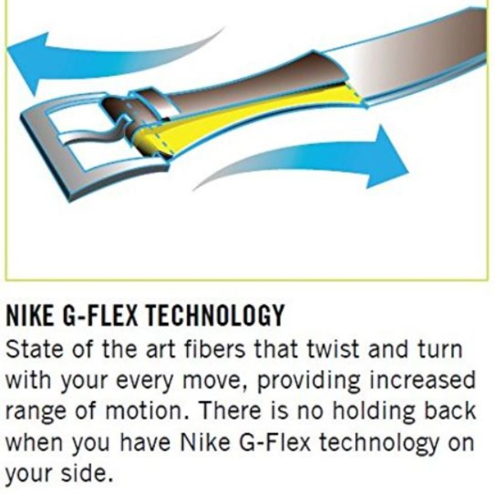 Nike Men's G-Flex Feather Edge Golf Belt Brown 38 - Picture 2 of 5